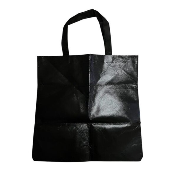 Doctors Without Borders Black Reusable Tote Bag – 15x15 Waterproof Carryall - Picture 2 of 2